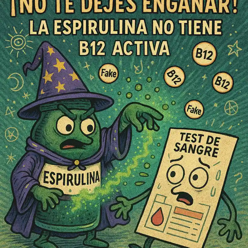 El Mito de la Espirulina: No es una Fuente Confiable de Vitamina B12
